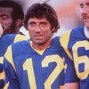 Quarterback Joe Namath of the Los Angeles Rams during a Rams game at the Memorial Coliseum in Los Angeles, California.