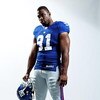 NEW YORK - MARCH 11:  (EDITORS NOTE: IMAGES HAVE BEEN RETOUCHED)  Justin Tuck of the New York Giants poses for a portrait on March 11, 2009 in New York City, New York.  (Photo by Nick Laham/Getty Images)
