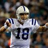 JACKSONVILLE, FL - DECEMBER 18:  Peyton Manning #18 of the Indianapolis Colts calls a signal during the game against the Jacksonville Jaguars at Jacksonville Municipal Stadium on December 18, 2008 in Jacksonville, Florida.  (Photo by Sam Greenwood/Getty I