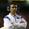 GAINESVILLE, FL - NOVEMBER 15:  Head coach Urban Meyer of the Florida Gators watches his team take on against the South Carolina Gamecocks at Ben Hill Griffin Stadium on November 15, 2008 in Gainesville, Florida. Florida defeated South Carolina 56-6.  (Ph