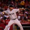 ANAHEIM, CA - MAY 13:  Pitcher Tim Wakefield #49 of the Boston Red Sox throws a pitch against the Los Angeles Angels of Anaheim on May 13, 2009 at Angel Stadium in Anaheim, California.  (Photo by Stephen Dunn/Getty Images)
