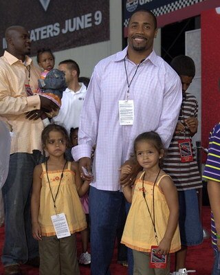 CHARLOTTE, NC - MAY 26:  Carolina Panthers safety, Mike Minter attends the world premiere screening of the Disney and PIXAR movie 'Cars' at Lowe's Motor Speedway on May 26, 2006 in Charlotte, North Carolina.  (Photo by Ken Charnock/Getty Images)