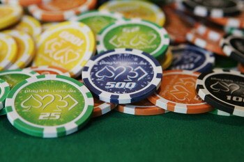 SYDNEY, AUSTRALIA - JULY 12:  Gambling chips are pictured at a photo call at the Hotel CBD on July 12, 2007 in Sydney, Australia. The photo call was held to announce Shannon Noll as the new face of the Australian Poker League's new advertising campaign wh