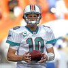 MIAMI, FL - JANUARY 4:  Quarterback Chad Pennington #10 of the Miami Dolphins warms up before play against the Baltimore Ravens in an NFL Wildcard Playoff Game at Dolphins Stadium on January 4, 2009 in Miami, Florida.  (Photo by Al Messerschmidt/Getty Ima