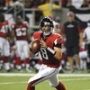 ATLANTA - AUGUST 22: Quarterback Chris Redman #8 of the Atlanta Falcons sets to pass against the Tennessee Titans at the Georgia Dome on August 22, 2008 in Atlanta, Georgia. (Photo by Al Messerschmidt/Getty Images)