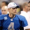 DETROIT , MI - NOVEMBER 27:  Kicker Jason Hanson #4 of the Detroit Lions walks on the sidelines during the game against the Tennessee Titans on November 27, 2008 at Ford Field in Detroit, Michigan. Tennessee won the game 47-10. (Photo by Gregory Shamus/Ge