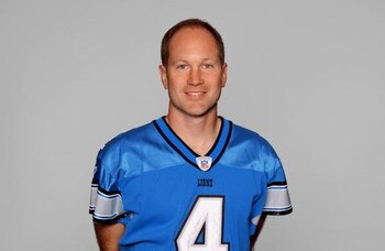 DETROIT - 2005:  Jason Hanson of the Detroit Lions poses for his 2005 NFL headshot at photo day in Detroit, Michigan.  (Photo by Getty Images) 