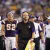 MINNEAPOLIS - SEPTEMBER 14: Head coach Brad Childress of the Minnesota Vikings walks on the sidelines during the game against the Indianapolis Colts at the Metrodome on September 14, 2008 in Minneapolis, Minnesota. The Colts defeated the Vikings 18-15. (P