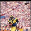 1986:  Running back Eric Dickerson of the Los Angeles Rams runs down the field during a game at Anaheim Stadium in Anaheim, California.  Mandatory Credit: Mike Powell  /Allsport