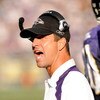 BALTIMORE - SEPTEMBER 21:  Head Coach John Harbaugh of the Baltimore Ravens yells towards the officials during the game against the Cleveland Browns September 21, 2008 at M&T Bank Stadium in Baltimore, Maryland.  (Photo by Greg Fiume/Getty Images)