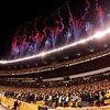 PITTSBURGH - JANUARY 18:  Fireworks go off during introductions before the AFC championship game between the Pittsburgh Steelers and the Baltimore Ravens on January 18, 2009 at Heinz Field in Pittsburgh, Pennsylvania.  (Photo by Gregory Shamus/Getty Image