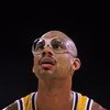 1988-1989:  A close up of Kareem Abdul-Jabbar of the Los Angeles Lakers just before shooting a free trow during a game in the 1988-1989 season.     Mandatory Credit: Tim DeFrisco  /Allsport