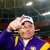 ATLANTA - DECEMBER 31:  Head coach Les Miles of the LSU Tigers celebrates after a 38-3 win over the Georgia Tech Yellow Jackets in the Chick-fil-A Bowl on December 31, 2008 at the Georgia Dome in Atlanta, Georgia.  (Photo by Kevin C. Cox/Getty Images)