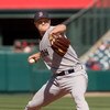 ANAHEIM, CA - MAY 14:  Pitcher Jonathan Papelbon #58 of the Boston Red Sox throws a pitch in the 11th inning against the Los Angeles Angels of Anaheim on May 14, 2009 at Angel Stadium in Anaheim, California.  The Angels won 5-4 in 12 innings.   (Photo by 