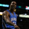 BOSTON - MAY 12:  Dwight Howard #12 of the Orlando Magic reacts after he is called for a foul in the second half against the Boston Celtics in Game Five of the Eastern Conference Semifinals during the 2009 NBA Playoffs at TD Banknorth Garden May 12, 2009 