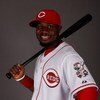 SARASOTA, FL - FEBRUARY 18:  Brandon Phillips #4 of the Cincinnati Reds poses for a photo during Spring Training Photo day on February 18, 2009 at the Cincinnati Reds training facility in Sarasota, Florida.  (Photo by Chris Graythen/Getty Images)