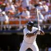 SAN DIEGO - AUGUST 31:  Tony Gwynn #19 of the San Diego Padres waits for the pitch during a game against the Montreal Expos at Jack Murphy Stadium on August 31, 1995 in San Diego, California. The Expos defeated the Padres 5-4. (Photo by Stephen Dunn/Getty