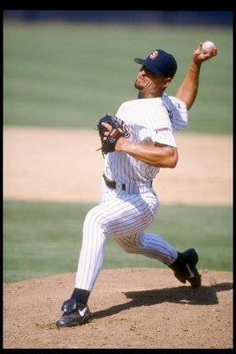 2 Sep 1995:  Pitcher Trevor Hoffman of the San Diego Padres throws a pitch during a game against the Philadelphia Phillies at Jack Murphy Stadium in San Diego, California.  The Padres won the game 5-4. Mandatory Credit: Al Bello  /Allsport