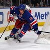 NEW YORK - APRIL 07:  Marc Staal #18 of the New York Rangers skates against the Montreal Canadiens on April 7, 2009 at Madison Square Garden in New York City. The Rangers defeated the Habs 3-1.  (Photo by Jim McIsaac/Getty Images)