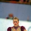 23 FEB 1994:  TONYA HARDING OF THE UNITED STATES LEAVES THE ICE IN TEARS, INTERUPTING HER FREE PROGRAM AT THE 1994 LILLEHAMMER WINTER OLYMPICS.  AFTER CONSULTING THE JUDGES SHE WAS ALLOWED MORE TIME TO REPAIR HER BOOT LACE AND RETURNED TO FINISH HER PROGR