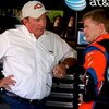 KANSAS CITY, KS - SEPTEMBER 26:  Owner Richard Childress confers with driver Jeff Burton during practice for the NASCAR Sprint Cup Series Camping World RV 400 at Kansas Speedway on September 26, 2008 in Kansas City, Kansas.  (Photo by Matthew Stockman/Get