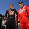 AVONDALE, AZ - APRIL 17:  Ryan Newman (L) driver of the #39 Haas Automation Chevrolet talks with Tony Stewart, driver of the #14 Office Depot/ Old Spice Chevrolet, during practice for the NASCAR Sprint Cup Series SUBWAY Fresh Fit 500 at Phoenix Internatio