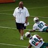 DAVIE, FL - MAY 02:  Head coach Tony Sparano of the Miami Dolphins watches his team during mini camp on May 2, 2009 at the Miami Dolphins Training facility in Davie, Florida.  (Photo by Marc Serota/Getty Images)