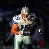 DALLAS - SEPTEMBER 15:  Wide receiver Miles Austin #19 of the Dallas Cowboys warms up before a game against the Philadelphia Eagles at Texas Stadium on September 15, 2008 in Irving, Texas.  (Photo by Ronald Martinez/Getty Images)