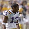 ORLANDO, FL - JANUARY 1:  Corey Webster #13 of the LSU Tigers stands on the field during the Capital One Bowl game against the Iowa Hawkeyes at the Florida Citrus Bowl on January 1, 2005 in Orlando, Florida. The Hawkeyes won 30-25. (Photo by Matt Stroshan