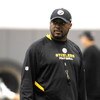 PITTSBURGH - MAY 01:  Head coach Mike Tomlin of the Pittsburgh Steelers watches practice during rookie training camp at the Pittsburgh Steelers Practice Facility on May 1, 2009 in Pittsburgh, Pennsylvania.  (Photo by Joe Sargent/Getty Images)