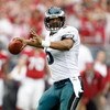 GLENDALE, AZ - JANUARY 18:  Quarterback Donovan McNabb #5 of the Philadelphia Eagles throws the ball in the second quarter during the NFC championship game against the Arizona Cardinals on January 18, 2009 at University of Phoenix Stadium in Glendale, Ari