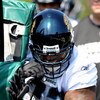 JACKSONVILLE, FL - MAY 1:  Tackle Tra Thomas #72 of the Jacksonville Jaguars pushes a blocking sled May 1, 2009 at a team minicamp near Jacksonville Municipal Stadium in Jacksonville, Florida.  (Photo by Al Messerschmidt/Getty Images)