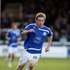 PETERBOROUGH, UNITED KINGDOM - MARCH 14:  Craig Mackail-Smith of Peterborough United runs with the ball during the Coca Cola League One Match between Peterborough United and Northampton Town at London Road on March 14, 2009 in Peterborough, England. (Phot