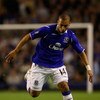 LIVERPOOL, UNITED KINGDOM - SEPTEMBER 18:  Evertons James Vaughan in action during the UEFA Cup first round, first leg match, between Everton and Standard Liege at Goodison Park,on September 18, 2008 in Liverpool, England.  (Photo by Clive Brunskill/Getty