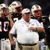 COLLEGE PARK, MD - SEPTEMBER 13:  Head coach Ralph Friedgen of the Maryland Terrapins watches player warm-ups prior to the game against the West Virginia Mountaineers on September 13, 2007 at Byrd Stadium in College Park, Maryland.  (Photo by Jamie Squire