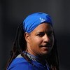LOS ANGELES, CA - APRIL 30:  Portrait of Manny Ramirez #99 of the Los Angeles Dodgers during batting practice before the game between the San Francisco Giants at Dodger Stadium on April 30, 2009 in Los Angeles, California.  (Photo by Harry How/Getty Image