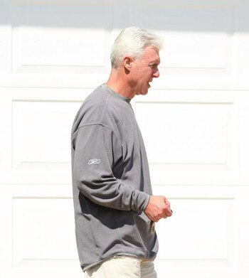 GREEN BAY, WI - AUGUST 05: General Manager Ted Thompson of the Green Bay Packers leaves the home of Brett Favre on August 5, 2008 in Green Bay, Wisconsin. (Photo by Jonathan Daniel/Getty Images)