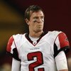 GLENDALE, AZ - JANUARY 03:  Quarterback Matt Ryan #2 of the Atlanta Falcons reacts on the sidelines during the NFC Wild Card Game against the Arizona Cardinals on January 3, 2009 at University of Phoenix Stadium in Glendale, Arizona. The Cardinals defeate