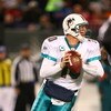 EAST RUTHERFORD, NJ - DECEMBER 28:  Chad Pennington #10 of The Miami Dolphins looks to pass against the New York Jets during their game on December 28, 2008 at Giants Stadium in East Rutherford, New Jersey.  (Photo by Al Bello/Getty Images)