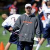 ENGLEWOOD, CO - MAY 03:  Head coach Josh McDaniels of the Denver Broncos oversees practice during minicamp at the Broncos training facility on May 3, 2009 in Englewood, Colorado.  (Photo by Doug Pensinger/Getty Images)