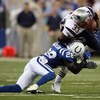 INDIANAPOLIS - NOVEMBER 04:  Kevin Faulk #33 of the New England Patriots runs with the ball against Marlin Jackson #28 of the Indianapolis Colts on November 4, 2007 at the RCA Dome in Indianapolis, Indiana.  (Photo by Andy Lyons/Getty Images)