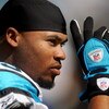 CHARLOTTE, NC - SEPTEMBER 28:  Wide receiver Steve Smith #89 of the Carolina Panthers waves to some fans in the crowd before the game against the Atlanta Falcons at Bank of America Stadium on September 28, 2008 in Charlotte, North Carolina. The Carolina P