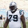 CHARLOTTE, NC - AUGUST 09:  Jeff Otah #79 of the Carolina Panthers walks on the field before the game against the Indianapolis Colts at Bank of America Stadium on August, 9, 2008 in Charlotte, North Carolina.  (Photo by: Kevin C. Cox/Getty Images)