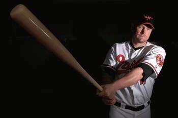 FORT LAUDERDALE, FL - FEBRUARY 23: Aubrey Huff #17 of the Baltimore Orioles poses during photo day at the Orioles spring training complex on February 23, 2009 in Ft. Lauderdale, Florida. (Photo by Marc Serota/Getty Images)