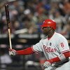 NEW YORK - MAY 06:  Ryan Howard #6 of the Philadelphia Phillies at bat against the New York Mets at Citi Field on May 6, 2009 in the Flushing neighborhood of the Queens borough of New York City.  (Photo by Nick Laham/Getty Images)
