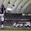 MINNEAPOLIS, MN - NOVEMBER 04:  Punter Chris Kluwe #5 of the Minnesota Vikings kicks from his own endzone against the San Diego Chargers at the Hubert H. Humphrey Metrodome on November 4, 2007 in Minneapolis, Minnesota. The Vikings defeated the Chargers 3
