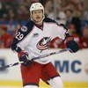 DETROIT, MI - MARCH 7:  Jason Williams #29 of the Columbus Blue Jackets skates in a game against the Detroit Red Wings on March 7, 2009 at Joe Louis Arena in Detroit, Michigan. (Photo by Claus Andersen/Getty Images)