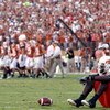 AUSTIN, TX - OCTOBER 25:  Wide receiver Dez Bryant #1 of the Oklahoma State Cowboys reacts after 24-28 loss against the Texas Longhorns at Texas Memorial Stadium on October 25, 2008 in Austin, Texas.  (Photo by Ronald Martinez/Getty Images)