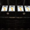 SAN ANTONIO - APRIL 18:  NBA Championship banners of the San Antonio Spurs after Game One of the Western Conference Quarterfinals during the 2009 NBA Playoffs at AT&T Center on April 18, 2009 in San Antonio, Texas. NOTE TO USER: User expressly acknowledge