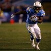 SAN DIEGO - JANUARY 03:  Darren Sproles #43 of the San Diego Chargers rushes against the Indianapolis Colts during their AFC Wild Card Game on January 3, 2009 at Qualcomm Stadium in San Diego, California.  (Photo by Harry How/Getty Images)